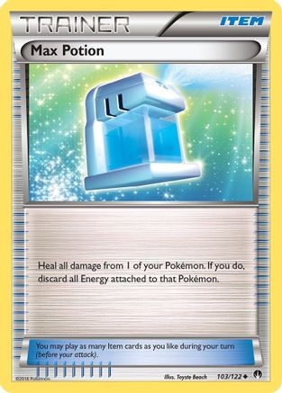 Max Potion 103/122 - XY  BREAKpoint Reverse Holofoil