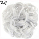 Fluffy Drawstring Curly Hair Bun Hair Set