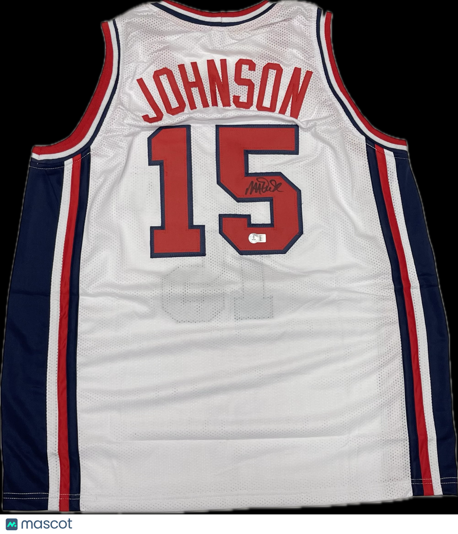 Magic Johnson Signed Jersey BAS Dream Team Autographed