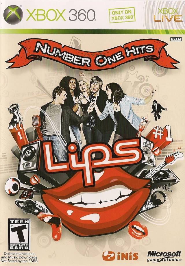 Lips: Number One Hits with Microphone (Xbox 360)