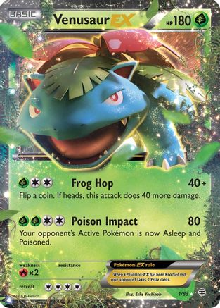 Venusaur EX 001/83 - Generations Holofoil