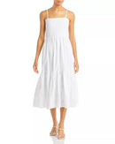 Aqua Sleeveless Smocked Eyelet Dress, Size Small