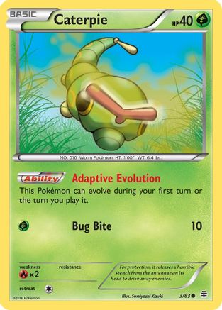 Caterpie 003/83 - Generations Reverse Holofoil