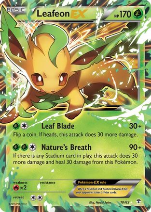 Leafeon EX 010/83 - Generations Holofoil