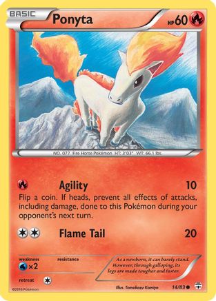 Ponyta 014/83 - Generations Reverse Holofoil