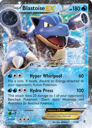 Blastoise EX 017/83 - Generations Holofoil
