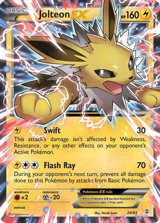 Jolteon EX 028/83 - Generations Holofoil