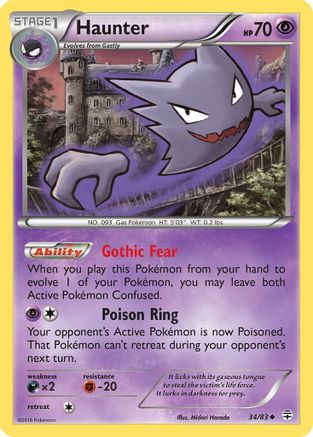 Haunter 034/83 - Generations Reverse Holofoil