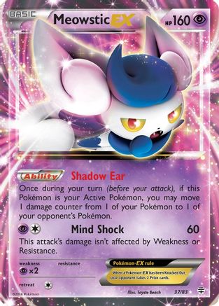 Meowstic EX 037/83 - Generations Holofoil
