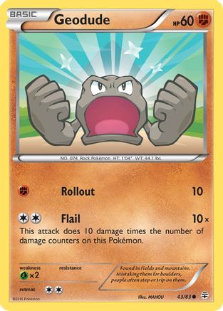 Geodude 043/83 - Generations Reverse Holofoil