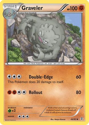 Graveler 044/83 - Generations Reverse Holofoil