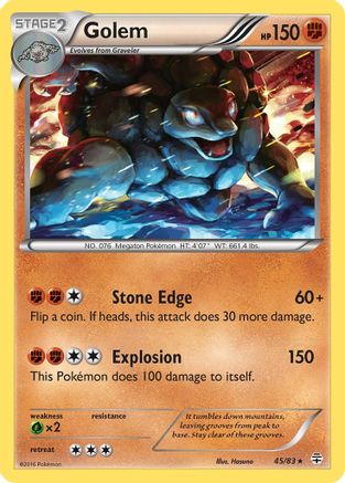 Golem 045/83 - Generations Holofoil