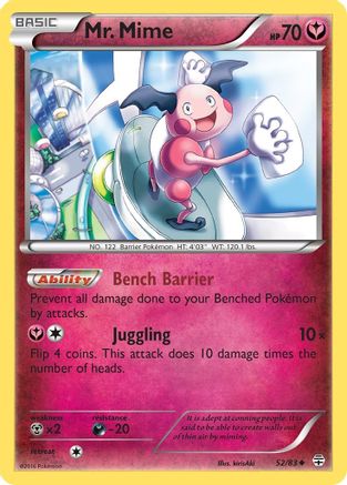 Mr. Mime 052/83 - Generations Reverse Holofoil
