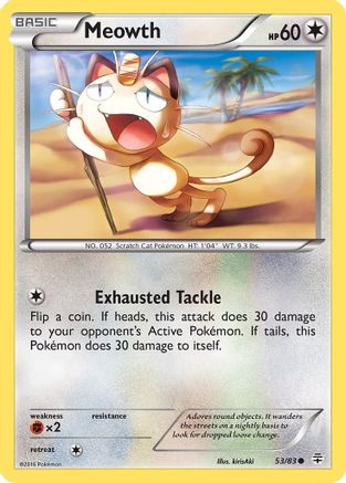 Meowth 053/83 - Generations Reverse Holofoil