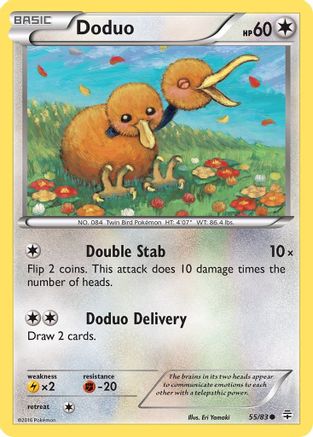 Doduo 055/83 - Generations Reverse Holofoil