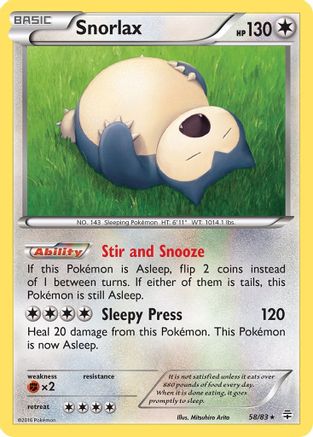 Snorlax 058/83 - Generations