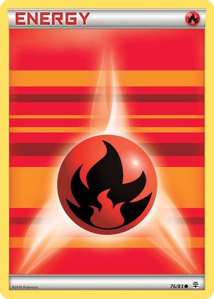 Fire Energy 076/83 - Generations Reverse Holofoil