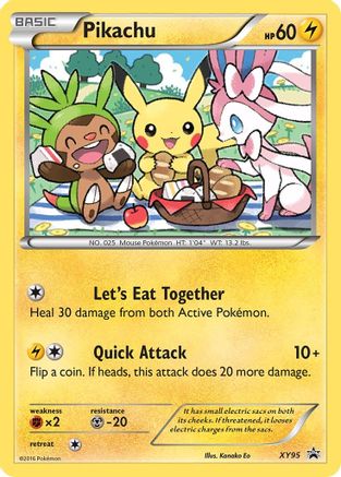 Pikachu XY95/211 - XY Promos Holofoil