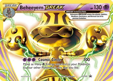 Pokemon X & Y Promo Rare Holo BREAK Beheeyem BREAK XY135