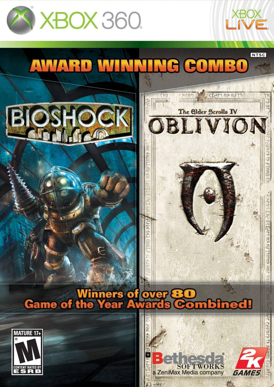 BioShock & The Elder Scrolls IV: Oblivion Bundle (Xbox 360)