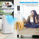 12000 BTU Dual Hose Portable Air Conditioner with Remote Control-White