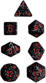 Speckled Polyhedral Space 7-Die Set