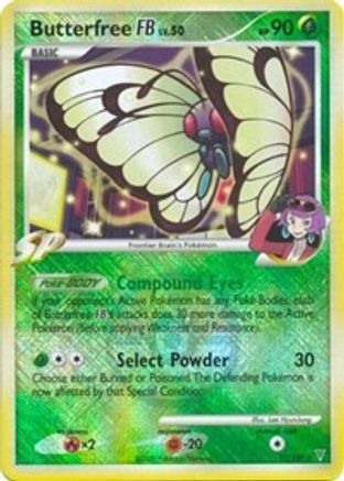 Butterfree FB 017/147 - League & Championship Cards - Reverse Holofoil