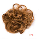 Fluffy Drawstring Curly Hair Bun Hair Set