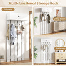 Entryway Wall Coat Rack Wall Mounted Coat Clothes Rack