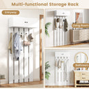 Entryway Wall Coat Rack Wall Mounted Coat Clothes Rack