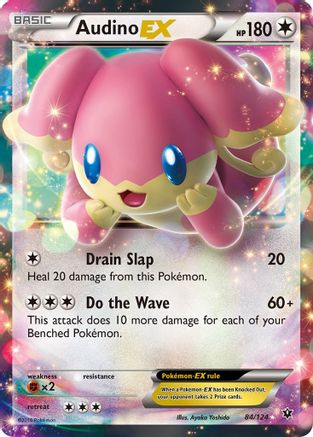 Audino EX 084/124 - XY  Fates Collide Holofoil