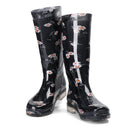 Women's Printed High Rubber Boots