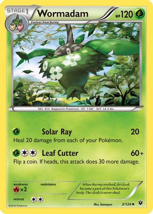 Wormadam 003/124 - XY  Fates Collide Reverse Holofoil