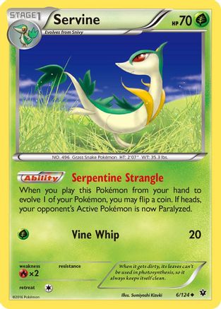 Servine 006/124 - XY  Fates Collide