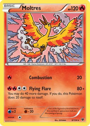 Moltres 009/124 - XY  Fates Collide