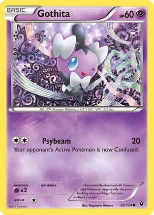 Gothita 032/124 - XY  Fates Collide