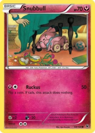 Snubbull 068/124 - XY  Fates Collide