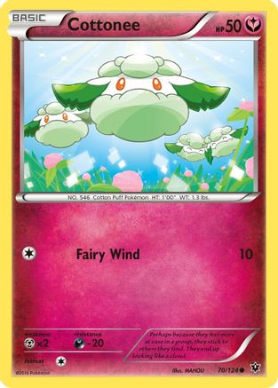 Cottonee 070/124 - XY  Fates Collide