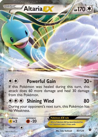 Altaria EX 083/124 - XY  Fates Collide Holofoil