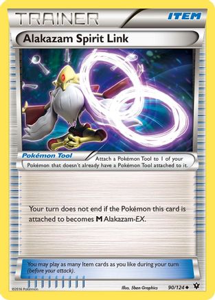 Alakazam Spirit Link 090/124 - XY  Fates Collide