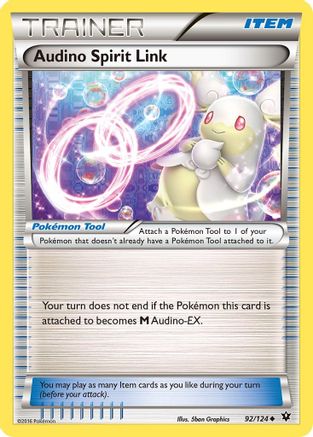 Audino Spirit Link 092/124 - XY  Fates Collide