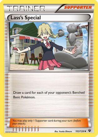 Lass's Special 103/124 - XY  Fates Collide Reverse Holofoil