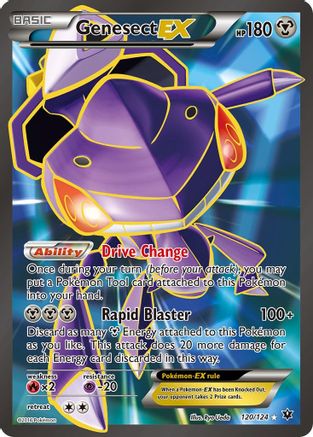 Genesect EX (Full Art) 120/124 - XY  Fates Collide Holofoil
