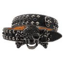 Women's Rhinestone Snake Pattern Belt