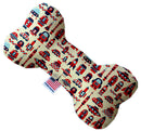 Pet, Dog Plush Heart or Bone Toy, "Mary Jane Group" (Available in different sizes, and 7 different pattern options!)