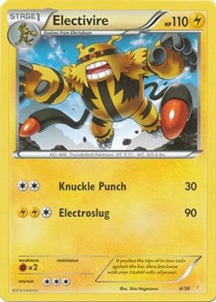 Electivire 004 - XY Trainer Kit Pikachu Libre & Suicune