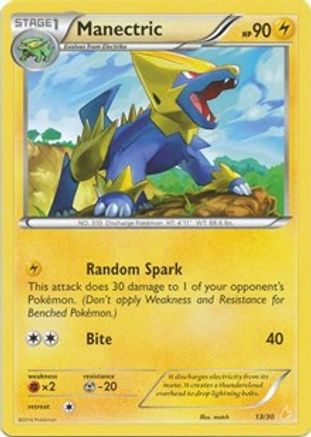 Manectric 013 - XY Trainer Kit Pikachu Libre & Suicune