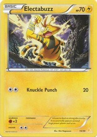 Electabuzz 015 - XY Trainer Kit Pikachu Libre & Suicune