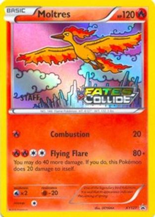 Moltres (Prerelease) [Staff] XY127 - XY Promos Holofoil