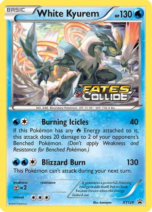 White Kyurem (Prerelease) XY128/211 - XY Promos Holofoil
